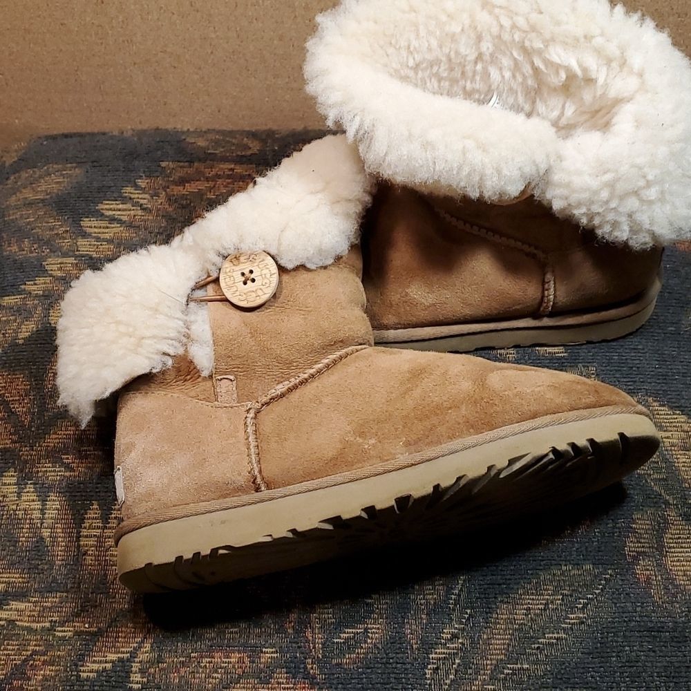Ugg Bailey Button Boots In Chestnut - image 1